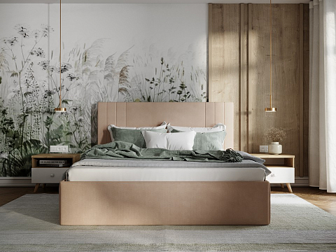 Кровать 180х200 Liberty - Аккуратная мягкая кровать в обивке из мебельной ткани