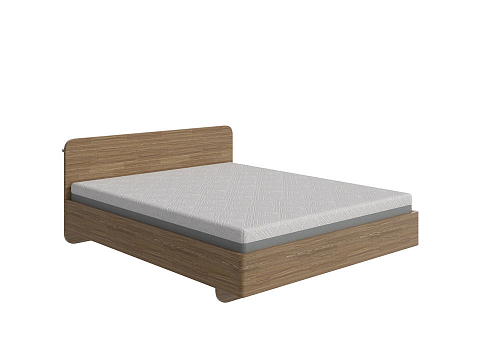 Кровать в стиле минимализм Minima - Кровать из массива с округленным изголовьем. 