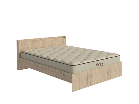 Кровать 140х200 Bord - Кровать из ЛДСП в минималистичном стиле.