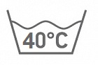 Обычная стирка при температуре до 40°С