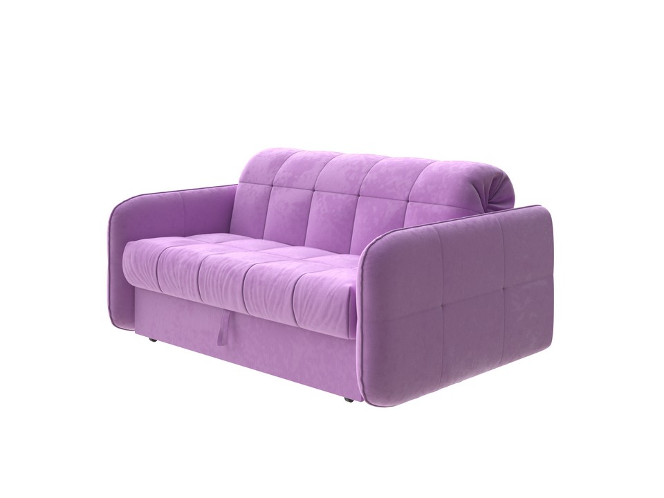 Диван-кровать Райтон Mellow Middle 145×210 Ткань: Велюр (Shaggy Lilac)