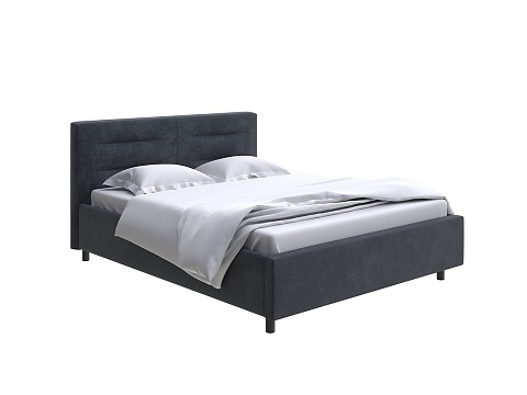 Кровать тахта Nuvola-8 NEW - Кровать в лаконичном стиле с горизонтальной отстрочкой  в изголовье