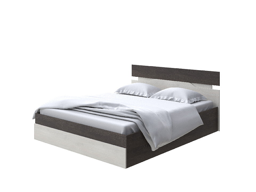 Кровать Milton с подъемным механизмом 180x200 ЛДСП Дуб Кантербери/Дуб Шамони светлый (124) - Современная кровать с подъемным механизмом.