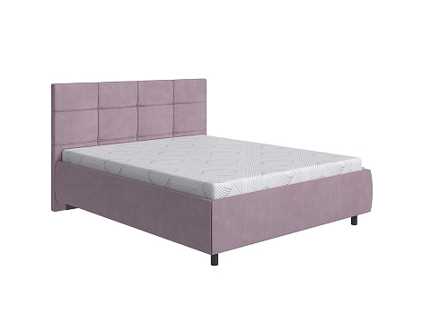 Железная кровать New Life - Кровать в стиле минимализм с декоративной строчкой