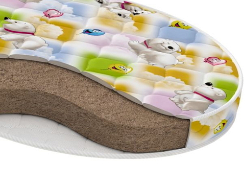Матрас Round Baby Classic - Двустороний детский матрас для круглой кровати.