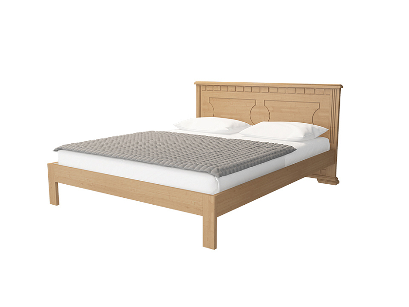 Кровать Milena-М-тахта 90x220 Массив (береза) Антик - Кровать в классическом стиле из массива.