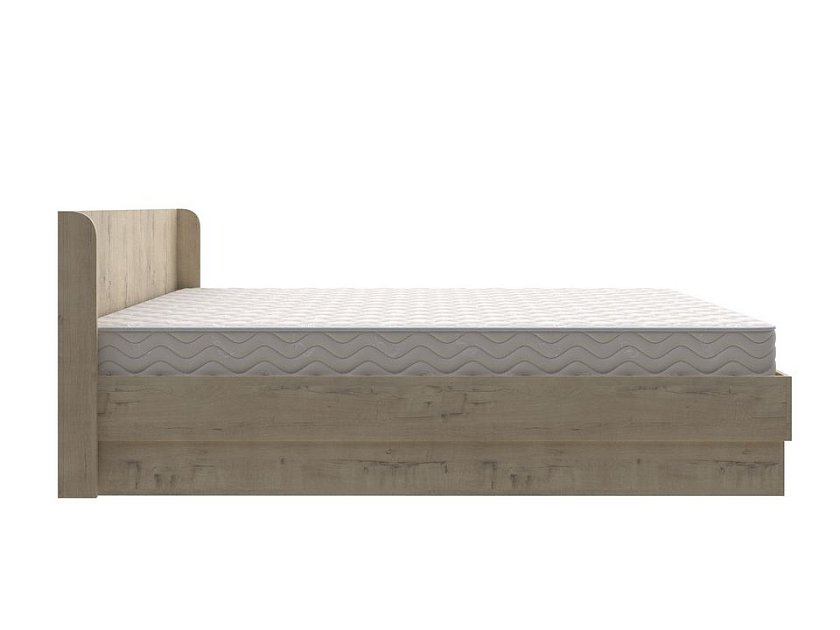 Кровать Practica с подъемным механизмом 180x190 ЛДСП Бунратти - Кровать из ЛДСП с подъемным механизмом в минималистичном дизайне