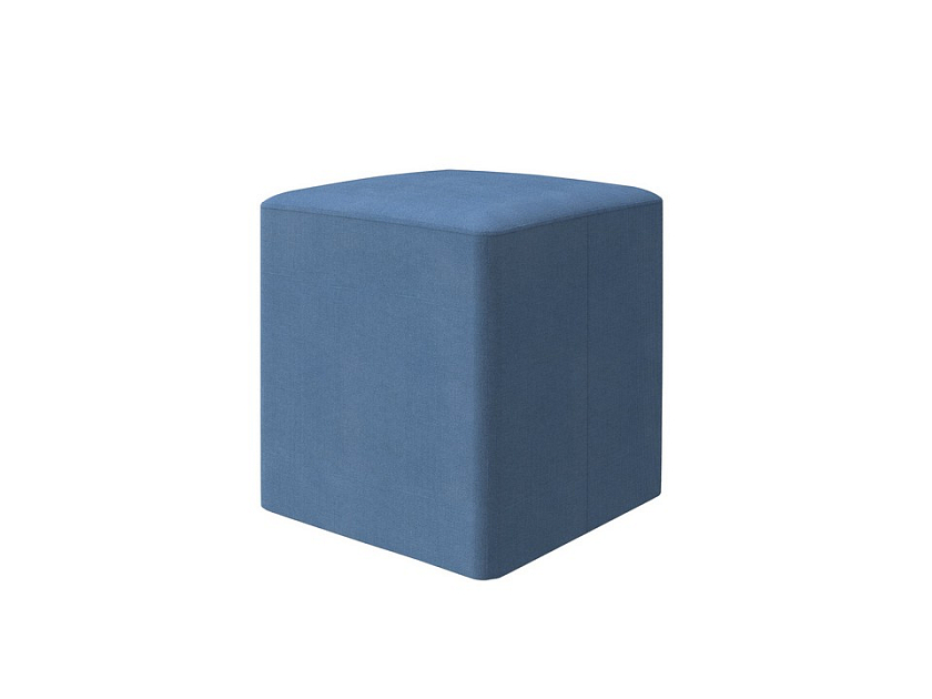 Пуф Stark 41x41 Ткань: Рогожка Тетра Голубой - Компактный мягкий пуф 