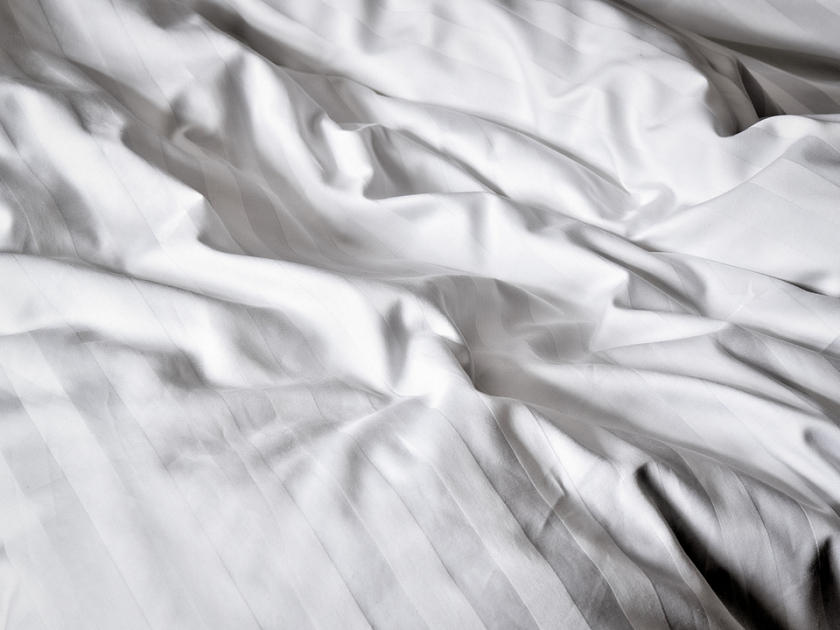 Постельное белье Cotton Line 143x210 Сатин Белый - Постельное белье из прочного страйп-сатина