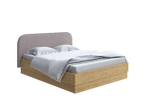 Двуспальная деревянная кровать Lagom Plane Wood с подъемным механизмом - Кровать с ПМ. 