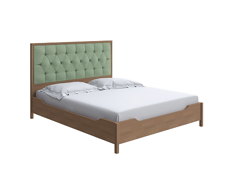 Зеленая кровать Vester - Современная кровать со встроенным основанием