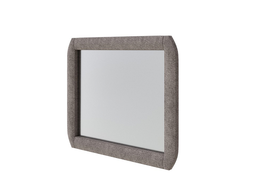 Зеркало Comfy 66x3 Ткань: Рогожка Levis 25 Светло-коричневый - Зеркало с рамой, обитой экокожей или мебельной тканью. Подходит для мебели серии Comfy.