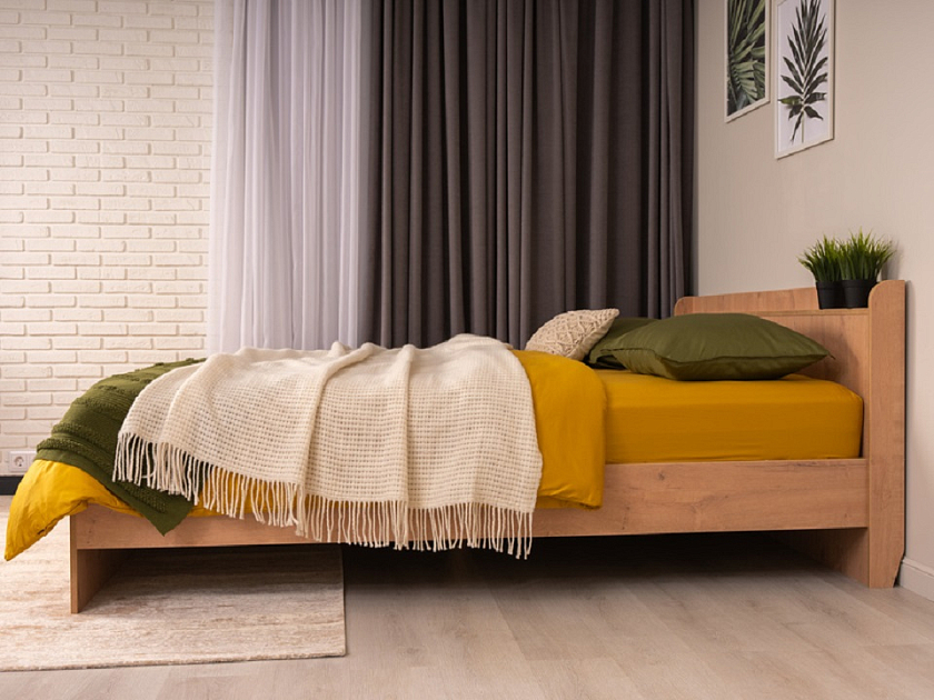 Кровать Bord 120x190 ЛДСП Бунратти - Кровать из ЛДСП в минималистичном стиле.