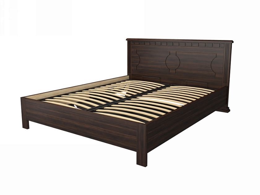 Кровать Milena-М-тахта с подъемным механизмом 120x200 Массив (сосна) Венге - Кровать в классическом стиле из массива с подъемным механизмом.
