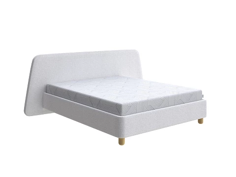 Кровать из массива Sten Berg Right - Мягкая кровать с необычным дизайном изголовья на правую сторону